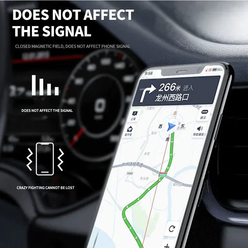 Super Magnetic Car Phone Holder Dashboard Wall Mounted Car Magnet Sticker For Mercedes Benz AMG W124 W202 W203 W204 W210 W211
