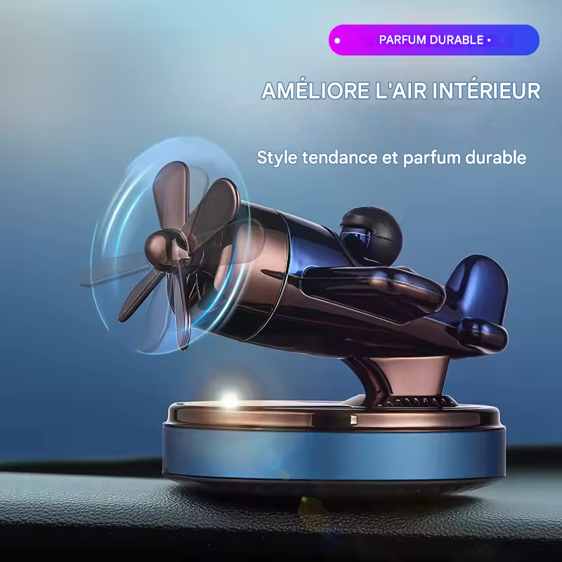 Désodorisant solaire pour voiture, diffuseur de parfum original, accessoire de décoration d'intérieur