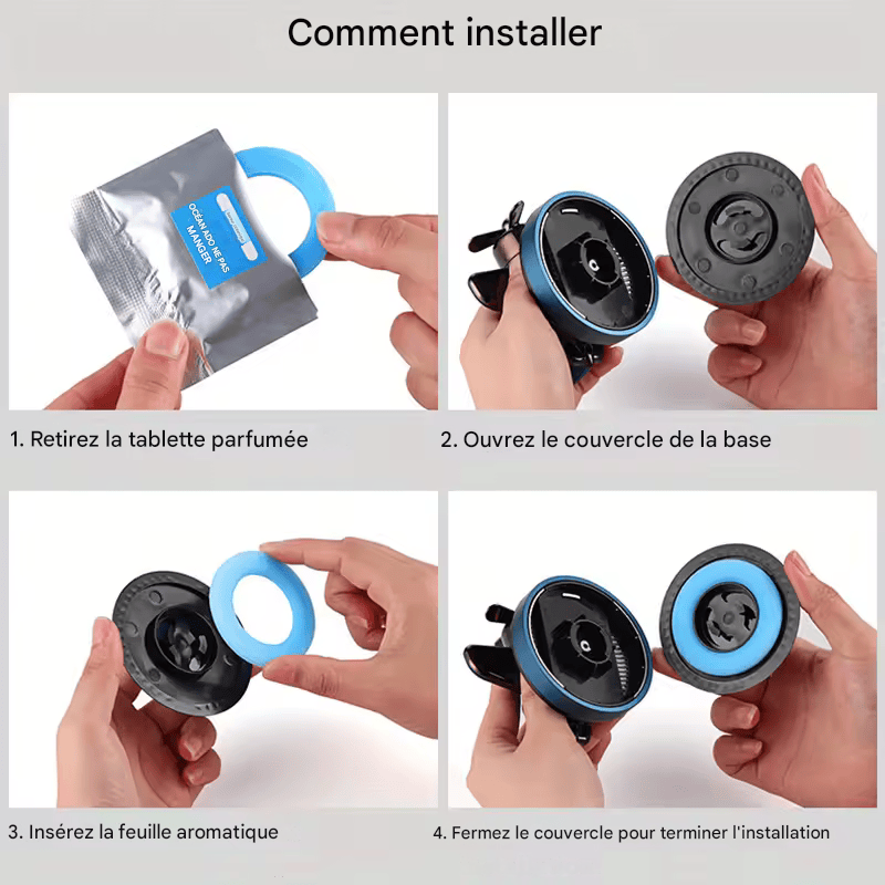 Désodorisant solaire pour voiture, diffuseur de parfum original, accessoire de décoration d'intérieur