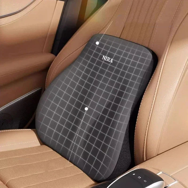 Car Memory Foam Headrest Set Car Neck Pillow Car Lumbar Waist Cushion Waist Support Car Seat Pillow Accessories Tools