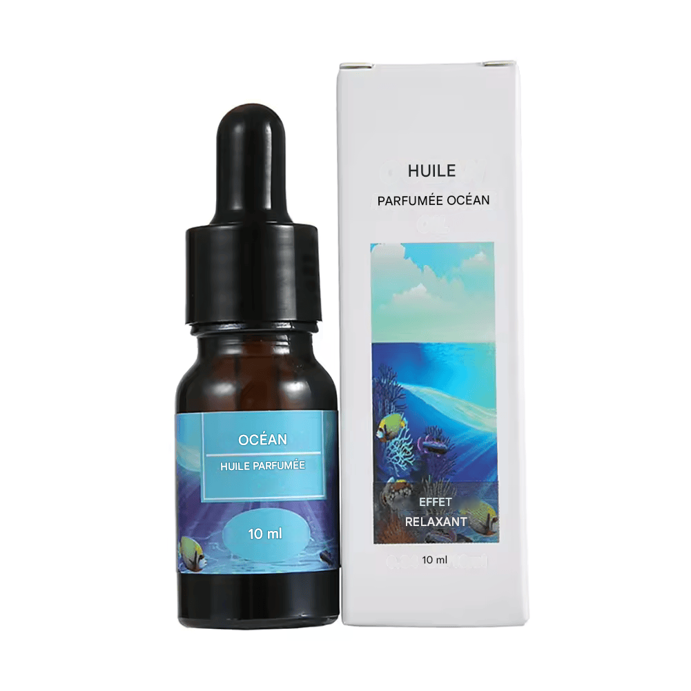 Recharge Huile Essentielle Aromathérapie 10ml – Parfum Voiture/Maison avec Compte-Gouttes | Purifiant Naturel, Non Toxique, Forme Liquide