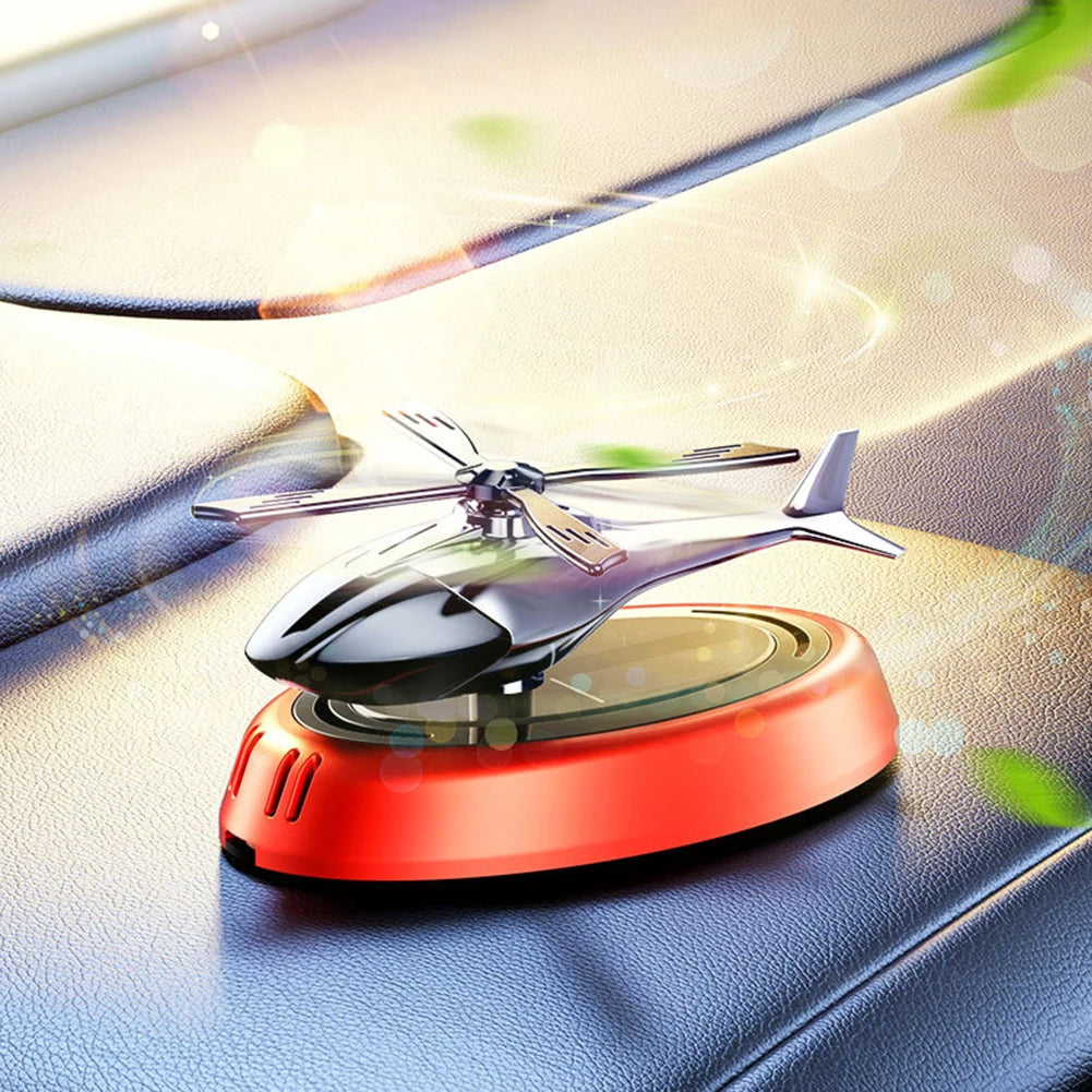 Solar Car Air Freshener Helicopter Propeller Fragrance Supplies Interior Accessories Decor Flavoring Original Perfume Diffuser