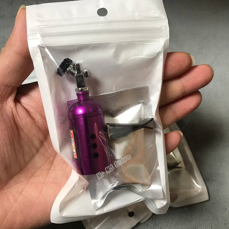 Désodorisant Voiture Citron – Parfum Gel 3g en Bouteille NOS | Clip de Ventilation | Matériau Alliage + Plastique | Compact, Rechargeable, Design Racing