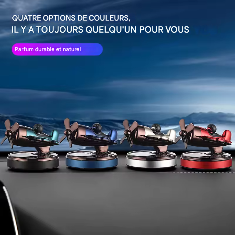 Désodorisant solaire pour voiture, diffuseur de parfum original, accessoire de décoration d'intérieur