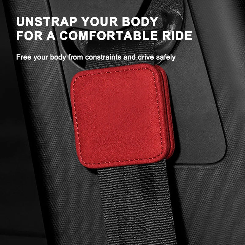 BLALION Car Seat Belt Clip Magnetic Safety Belt Fixed Limiter Buckle Anti-collision Stabilizer Adjustment Interior Accessories