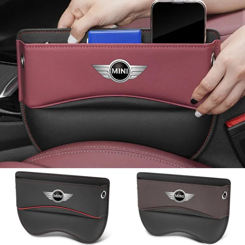 Boîte de rangement en suédine pour voiture – accessoire pour Mini JCW, Coupe, Clubman, Cabrio, Cooper