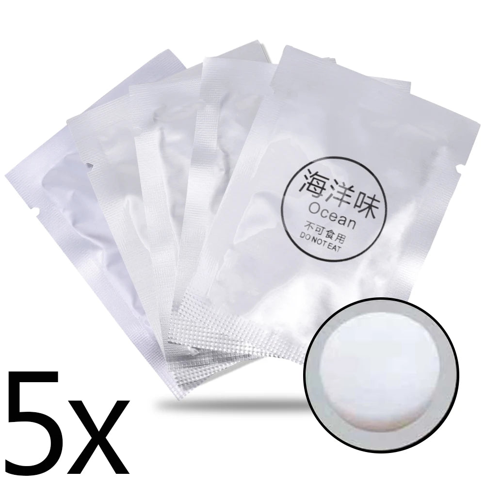 5pcs Car Air Freshener Replacement Beech Wood Chips Tablet Auto Fragrance Perfume Refill Natural Beech for Essional Oils