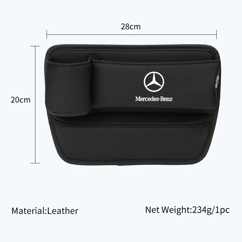Boîte de Rangement pour Fente de Siège – Organisateur de Fente pour Mercedes-Benz A B C E S V Class et Modèles W201 W210 W205