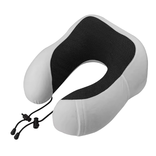 đ·ïžCoussin de Nuque en Mousse MĂ©moire â Oreiller Cervical Forme U 100% Coton pour Voyage & Repos