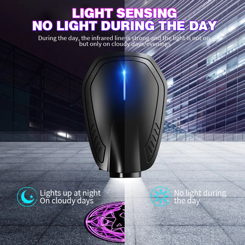 1/2/4PCS Customisable Car Door Welcome Logo Light Car Styling LED Projector Laser Ghost Shadow Lamp Night Lights Car Accessories