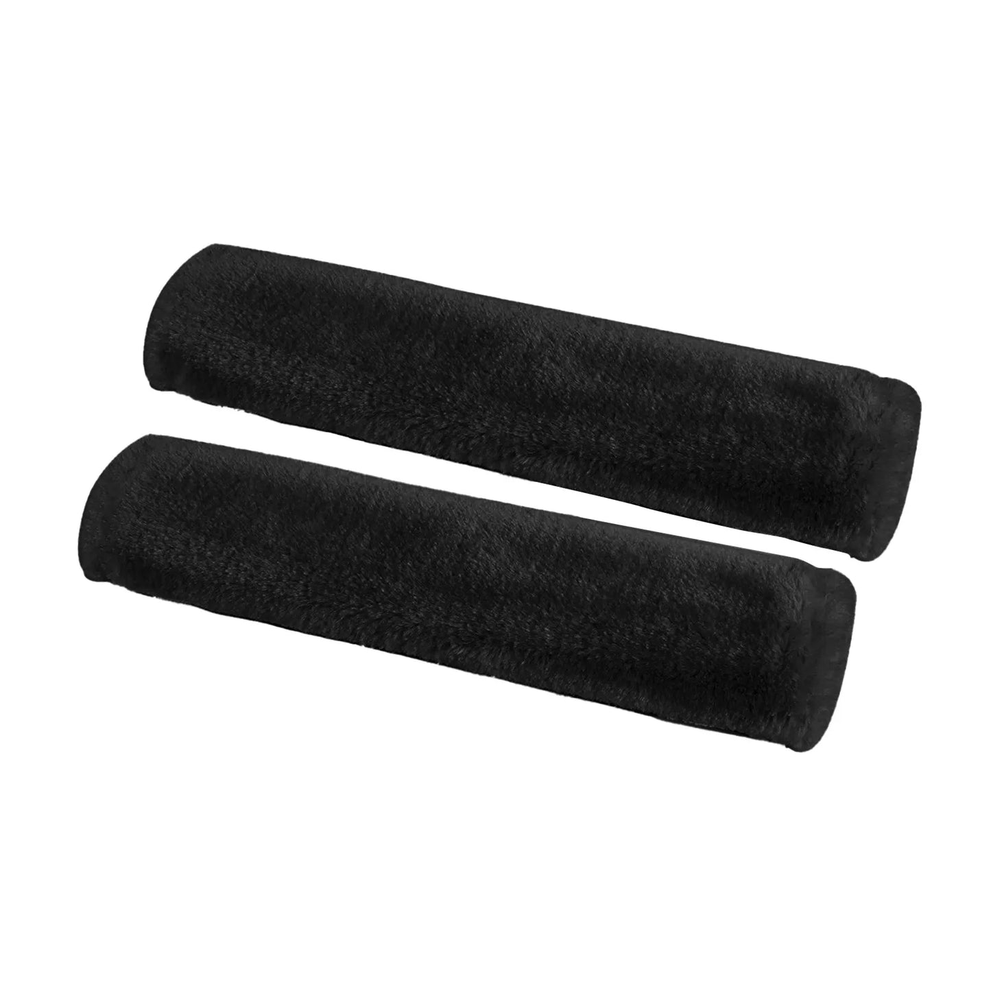 đ·ïžLot de 2 ProtĂšge-Ăpaules pour Ceinture de SĂ©curitĂ© â Coussins en Fausse Laine de Mouton, Ultra-Doux, Universels pour Voiture, Sac Ă Dos ou Valise