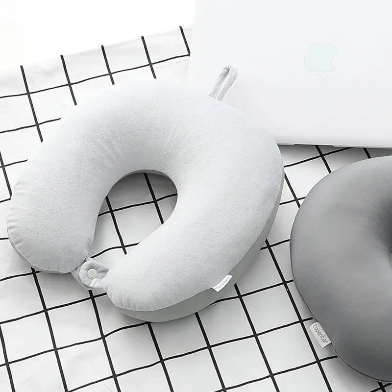 Car Pillows Memory Foam Soft Neck Supportor Travel Cushion U Shaped Neckrest Pad Cervical Interior Automobile Accessories