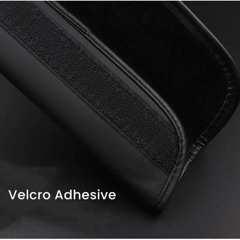 Car Seat Belt Cover PU Leather Sewing Auto Safety Belt Shoulder Pad Breathable Protection Seat Belt Padding Interior Accessories
