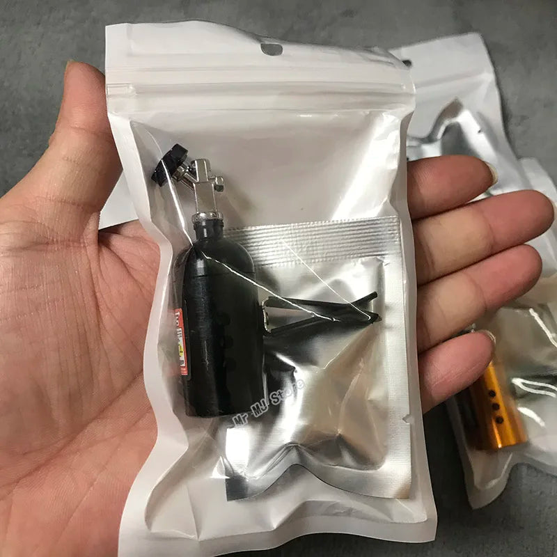 Désodorisant Voiture Citron – Parfum Gel 3g en Bouteille NOS | Clip de Ventilation | Matériau Alliage + Plastique | Compact, Rechargeable, Design Racing