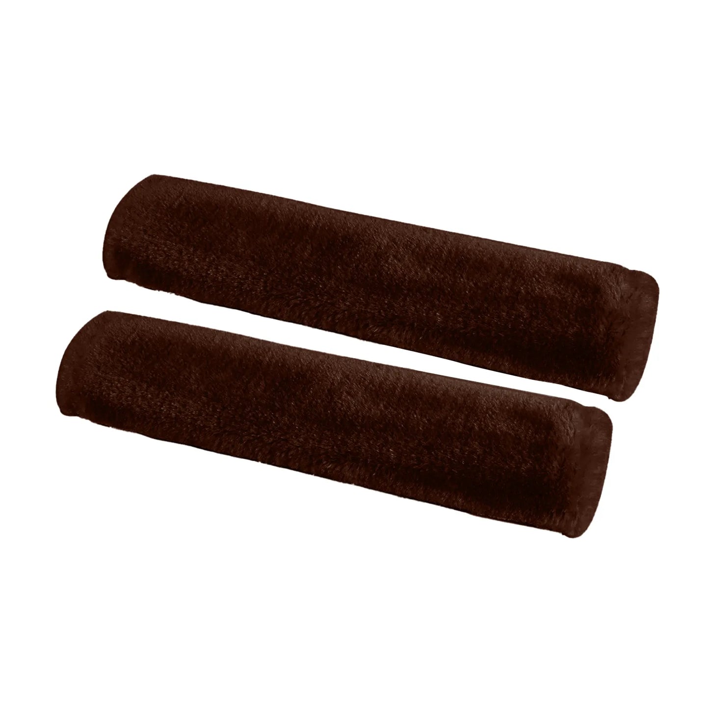 đ·ïžLot de 2 ProtĂšge-Ăpaules pour Ceinture de SĂ©curitĂ© â Coussins en Fausse Laine de Mouton, Ultra-Doux, Universels pour Voiture, Sac Ă Dos ou Valise