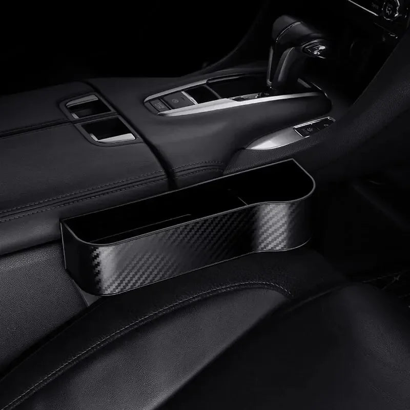 Boîte de Rangement pour Voiture (Lot de 2) – Organiseur de Siège avec Porte-Gobelet
