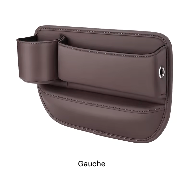 🏷️Organiseur de siège auto, boîte de rangement multifonction, portefeuille universel, clés, carte, gobelet, support de téléphone, accessoires d'intérieur automobile