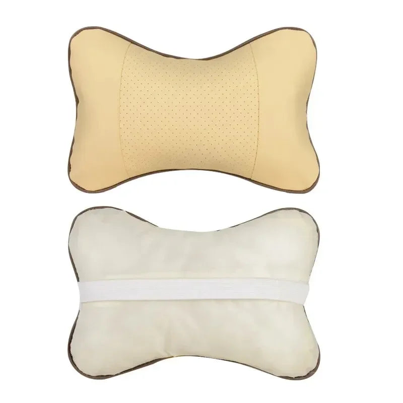 Coussin Cervical de Voiture – 1 Pièce | Simili Cuir Double Face | Appui-Tête Universel pour Soulager les Douleurs au Cou