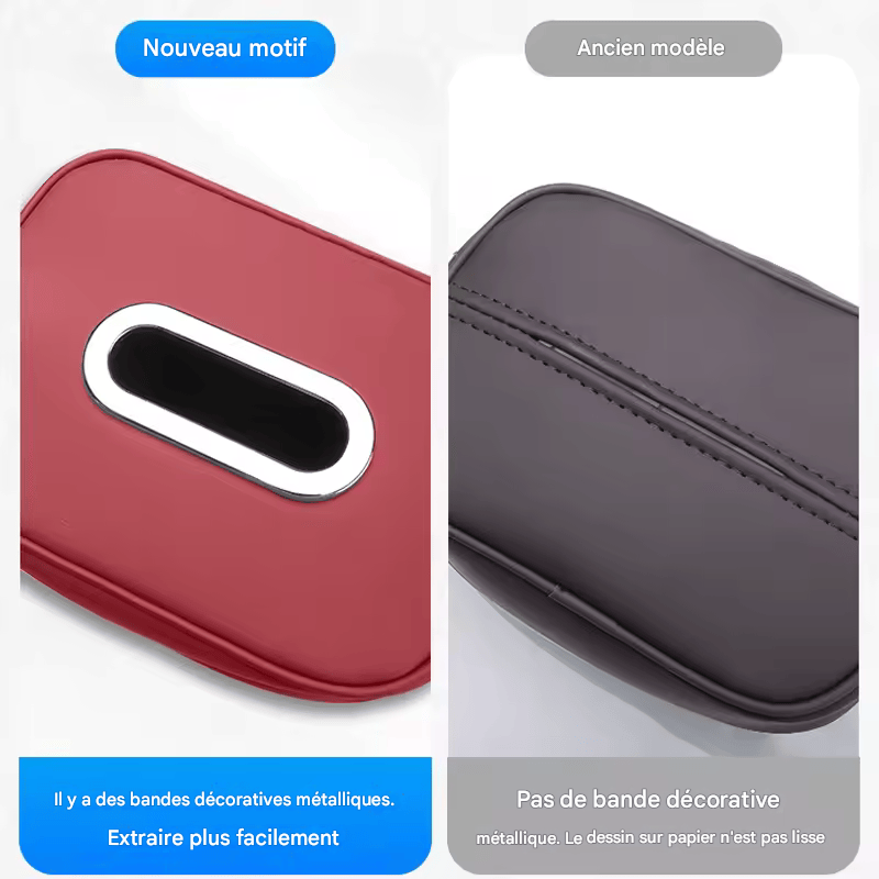🏷️Sac de rangement pour mouchoirs de siège arrière de voiture, accessoires, organisateur de papier toilette pour Tesla Model 3, Model S, X, Model Y, Roadster, SpaceX