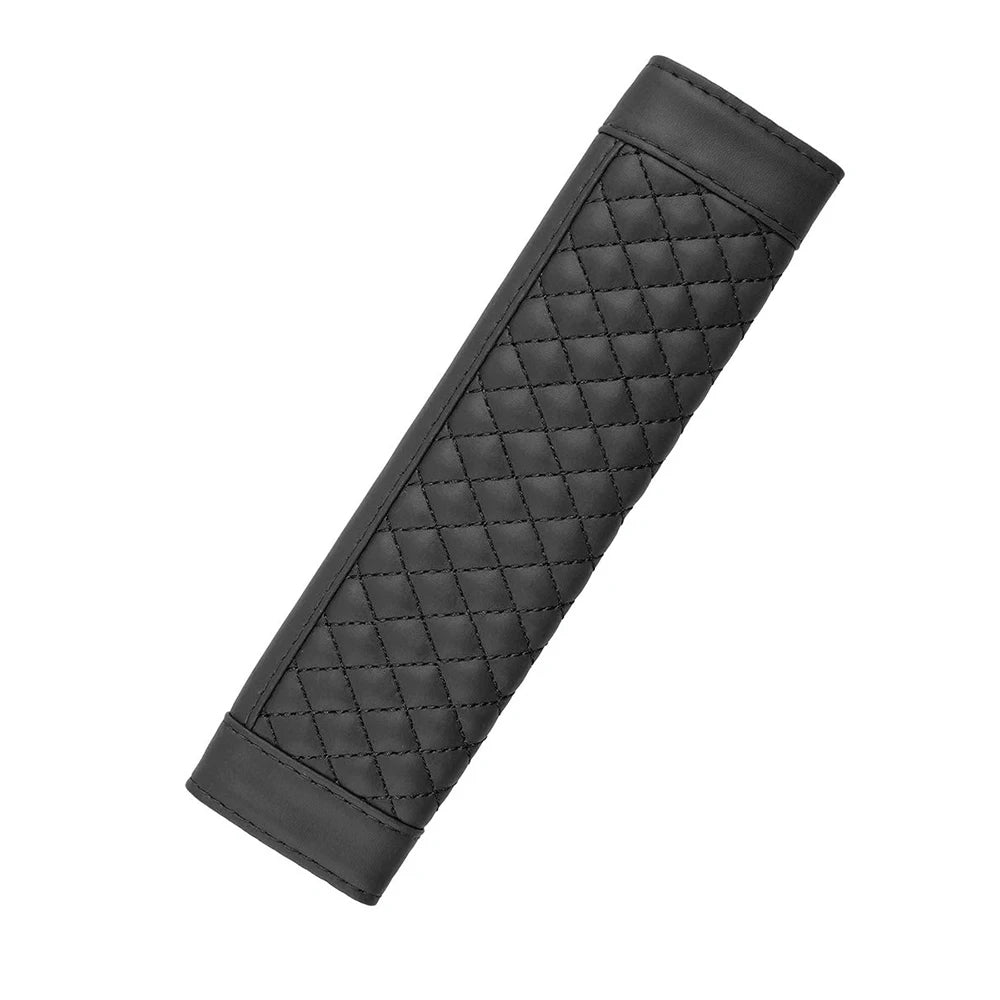 Car Safety Belt Shoulder Strap Cover Breathable PU Leather Seat Belt Padding Pad Protection Car Interior Accessories