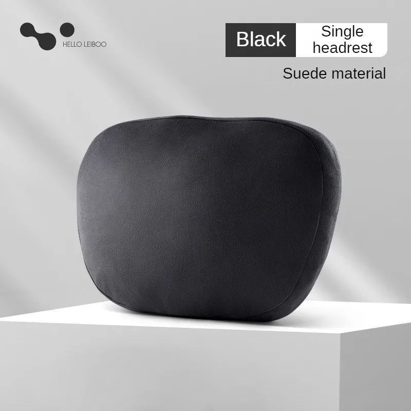 Appuie-tête voiture LEIBOO en mousse mémoire – Coussin de soutien cervical doux et réglable