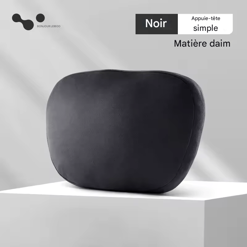 🏷️Appuie-tête voiture LEIBOO en mousse mémoire – Coussin de soutien cervical doux et réglable