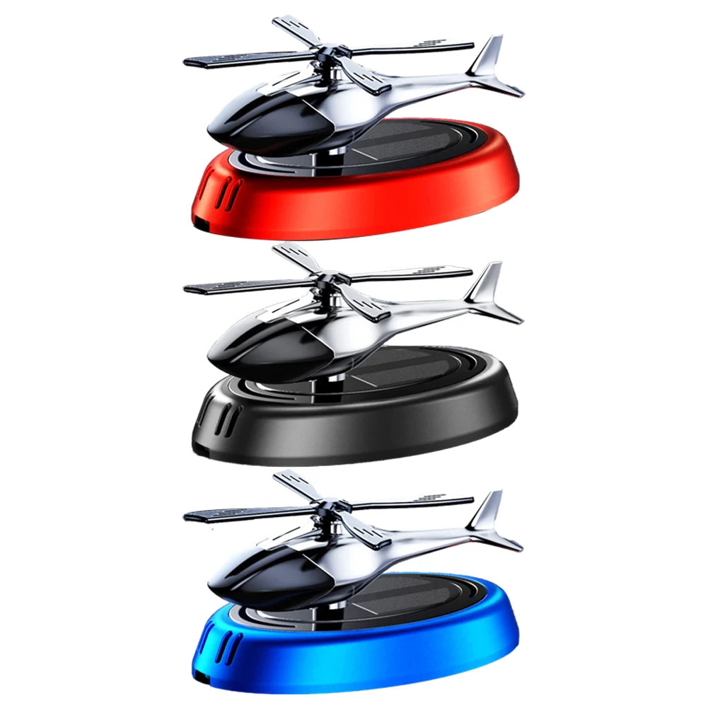 Solar Car Air Freshener Helicopter Propeller Fragrance Supplies Interior Accessories Decor Flavoring Original Perfume Diffuser