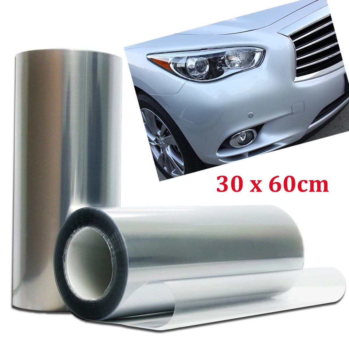 đ·ïžFilm Pare-Soleil DĂ©gradĂ© pour Pare-Brise Avant â Autocollant AdhĂ©sif Anti-UV, Couleur Changeante, 20Ă150 cm