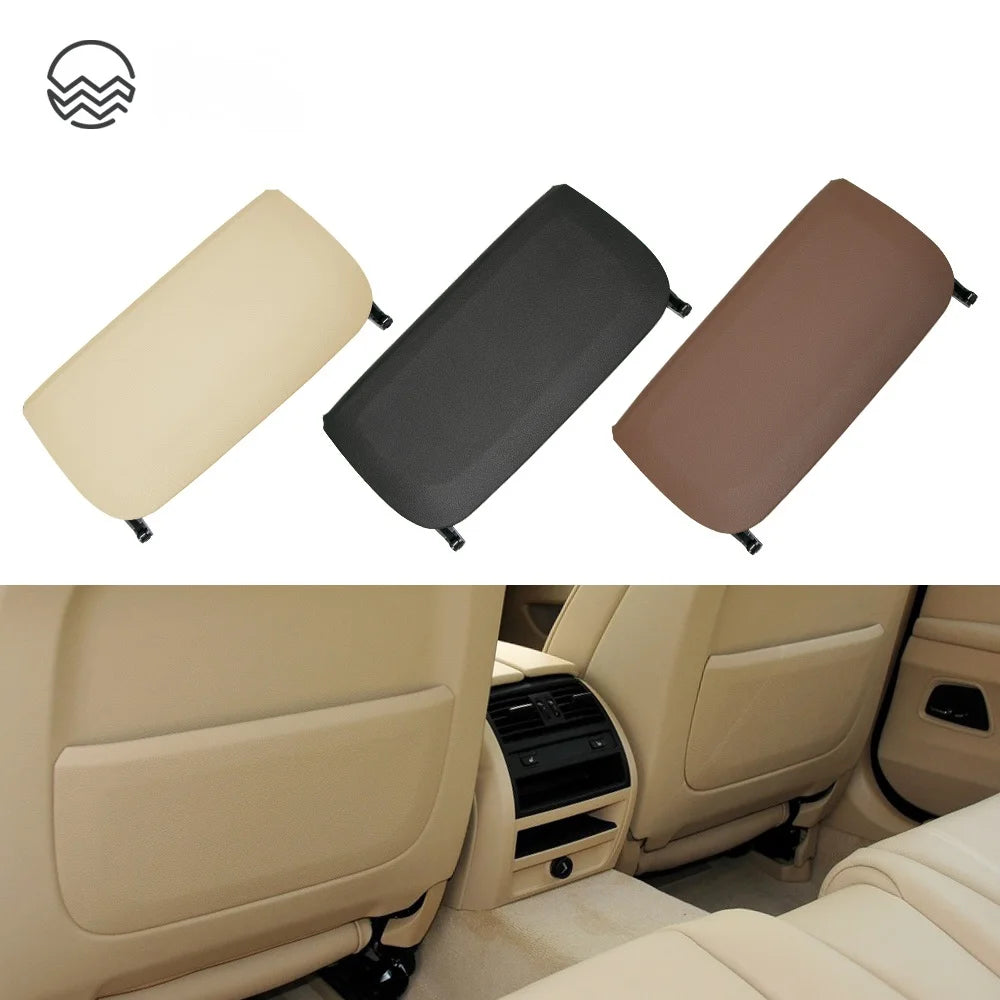 Car For BMW 5 7 GT Series F10 F11 F18 F01 F02 Interior Seat Leather Backrest Storage Panel Cover Seat Back Trim Panel Black Beig