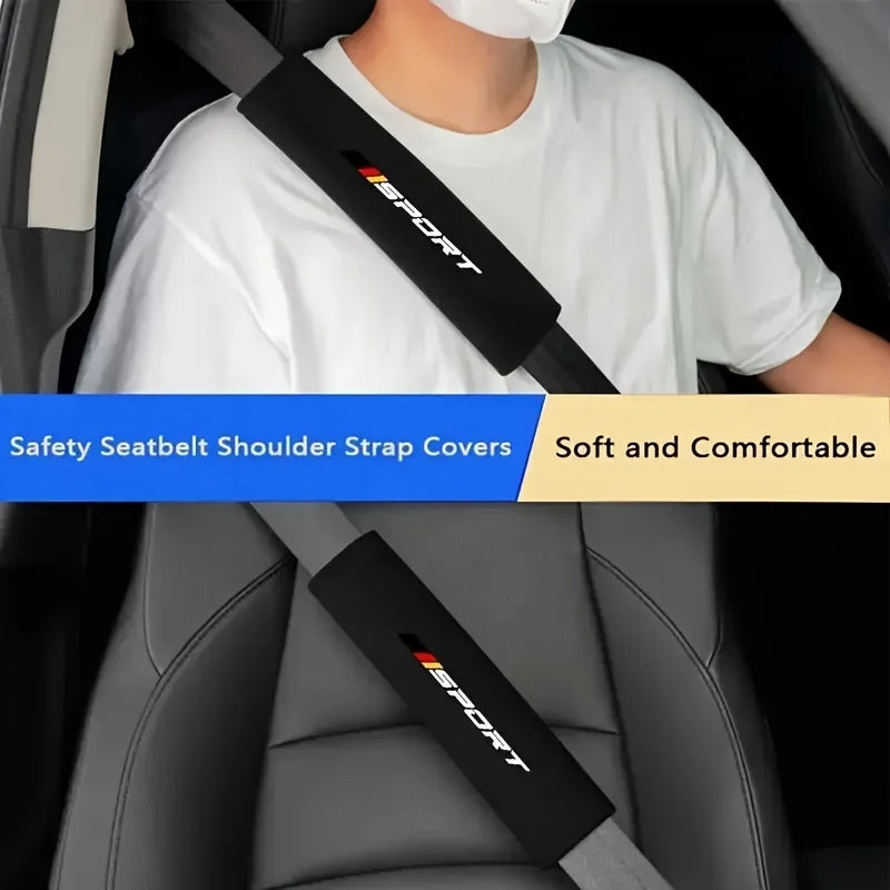 2 Pieces of Car Seat Belt Shoulder Protectors, Car Seats, Car interior, Seat Belts, Soft Anti Pinch, Comfort Protective Covers