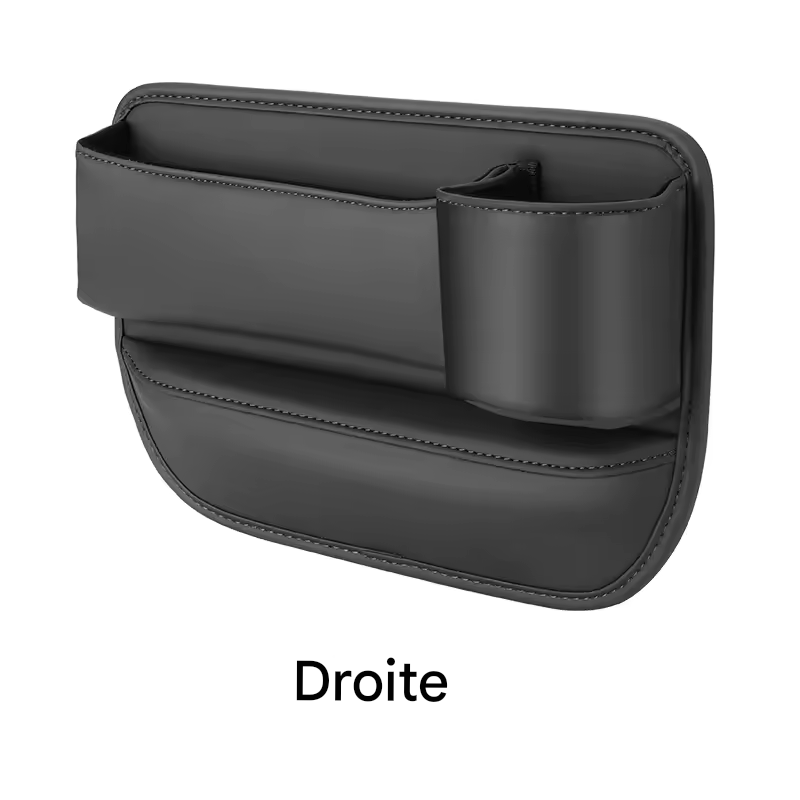 🏷️Organiseur de siège auto, boîte de rangement multifonction, portefeuille universel, clés, carte, gobelet, support de téléphone, accessoires d'intérieur automobile