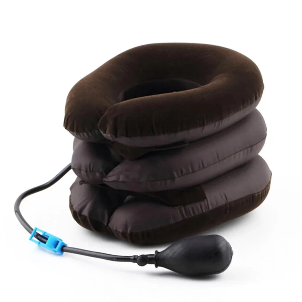 Coussin Gonflable Cervical pour Traction et Soulagement du Cou