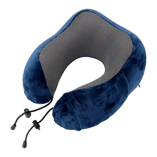 đ·ïžCoussin de Nuque en Mousse MĂ©moire â Oreiller Cervical Forme U 100% Coton pour Voyage & Repos
