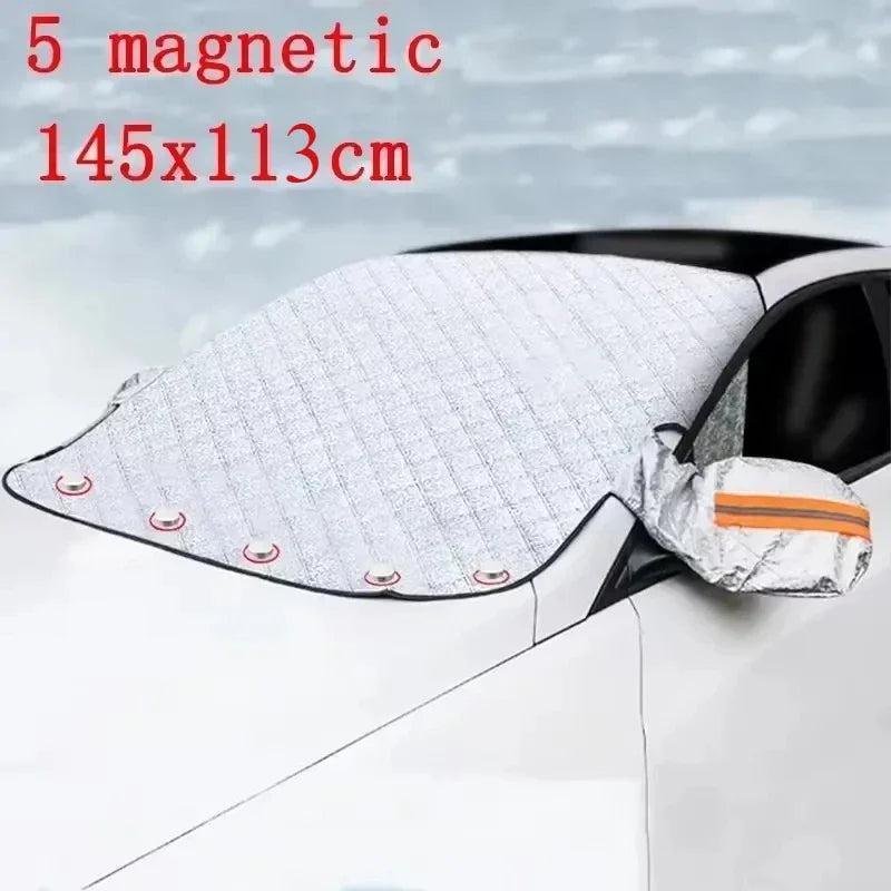 đ·ïžBĂąche Pare-Brise Anti-Neige Voiture avec Aimants â Protection Hiver & ĂtĂ©, Anti-Givre et Pare-Soleil, Polyester ImpermĂ©able