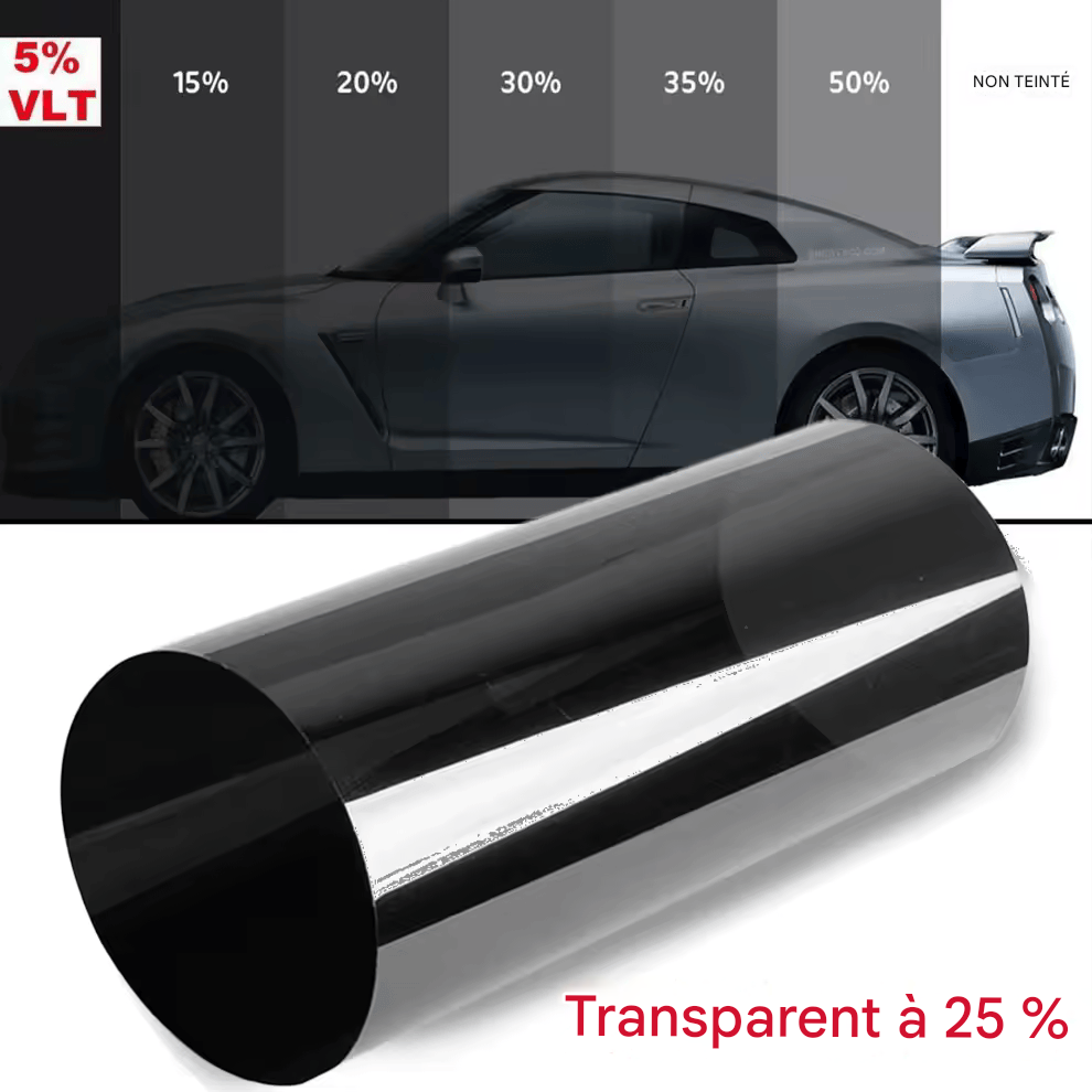 đ·ïžFilm Pare-Soleil DĂ©gradĂ© pour Pare-Brise Avant â Autocollant AdhĂ©sif Anti-UV, Couleur Changeante, 20Ă150 cm