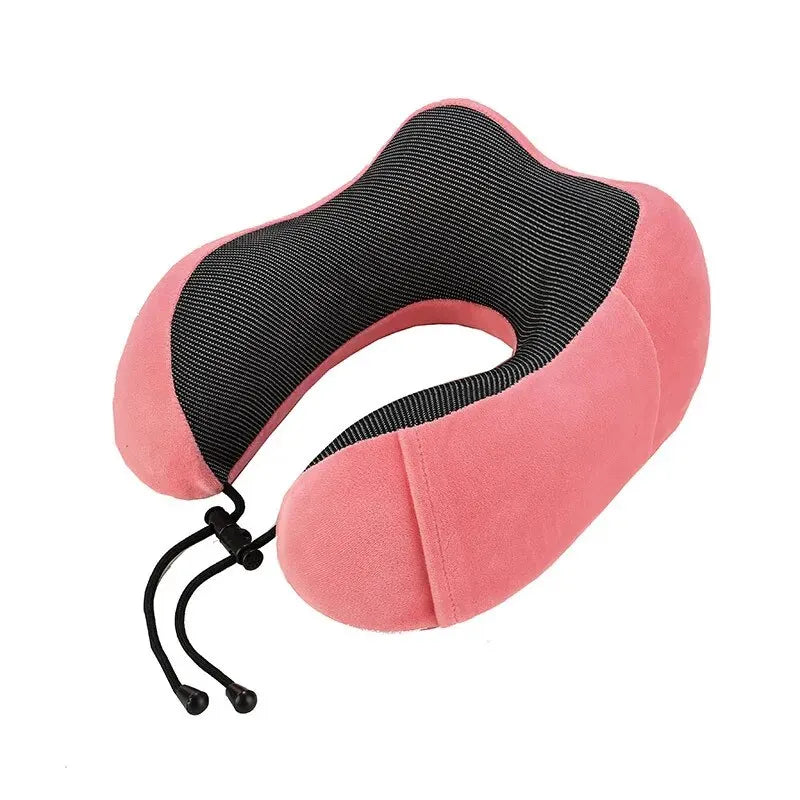 Travel Pillow, Best Memory Foam Neck Pillow Head Support Soft Pillow for Sleeping Rest, Airplane Car & Home Use