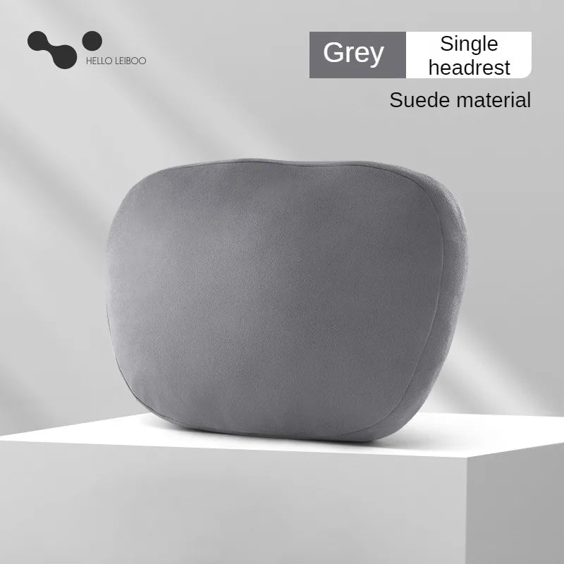 Appuie-tête voiture LEIBOO en mousse mémoire – Coussin de soutien cervical doux et réglable