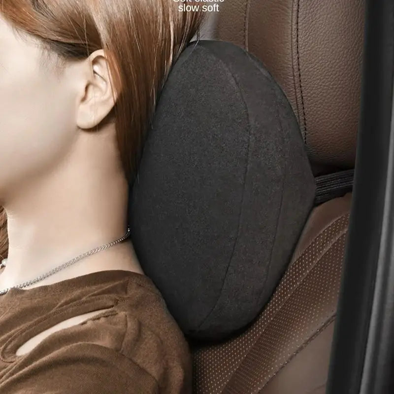 Appuie-tête voiture LEIBOO en mousse mémoire – Coussin de soutien cervical doux et réglable