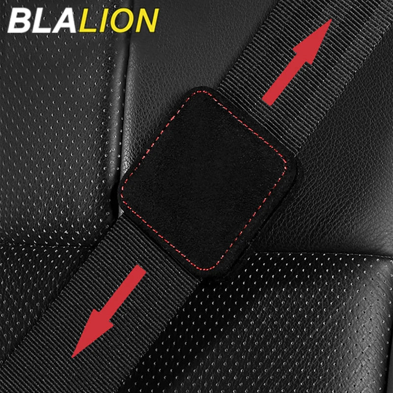 BLALION Car Seat Belt Clip Magnetic Safety Belt Fixed Limiter Buckle Anti-collision Stabilizer Adjustment Interior Accessories