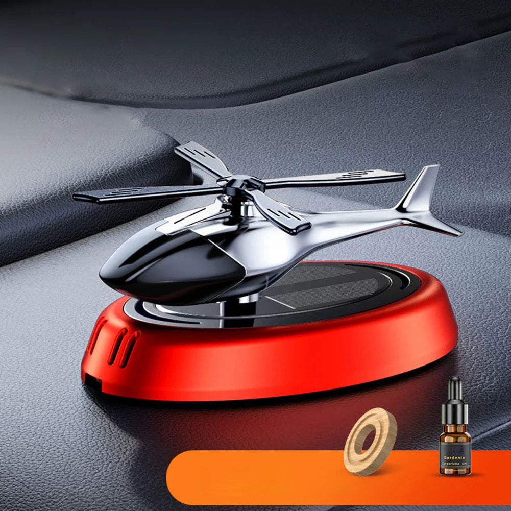 Solar Car Air Freshener Helicopter Propeller Fragrance Supplies Interior Accessories Decor Flavoring Original Perfume Diffuser