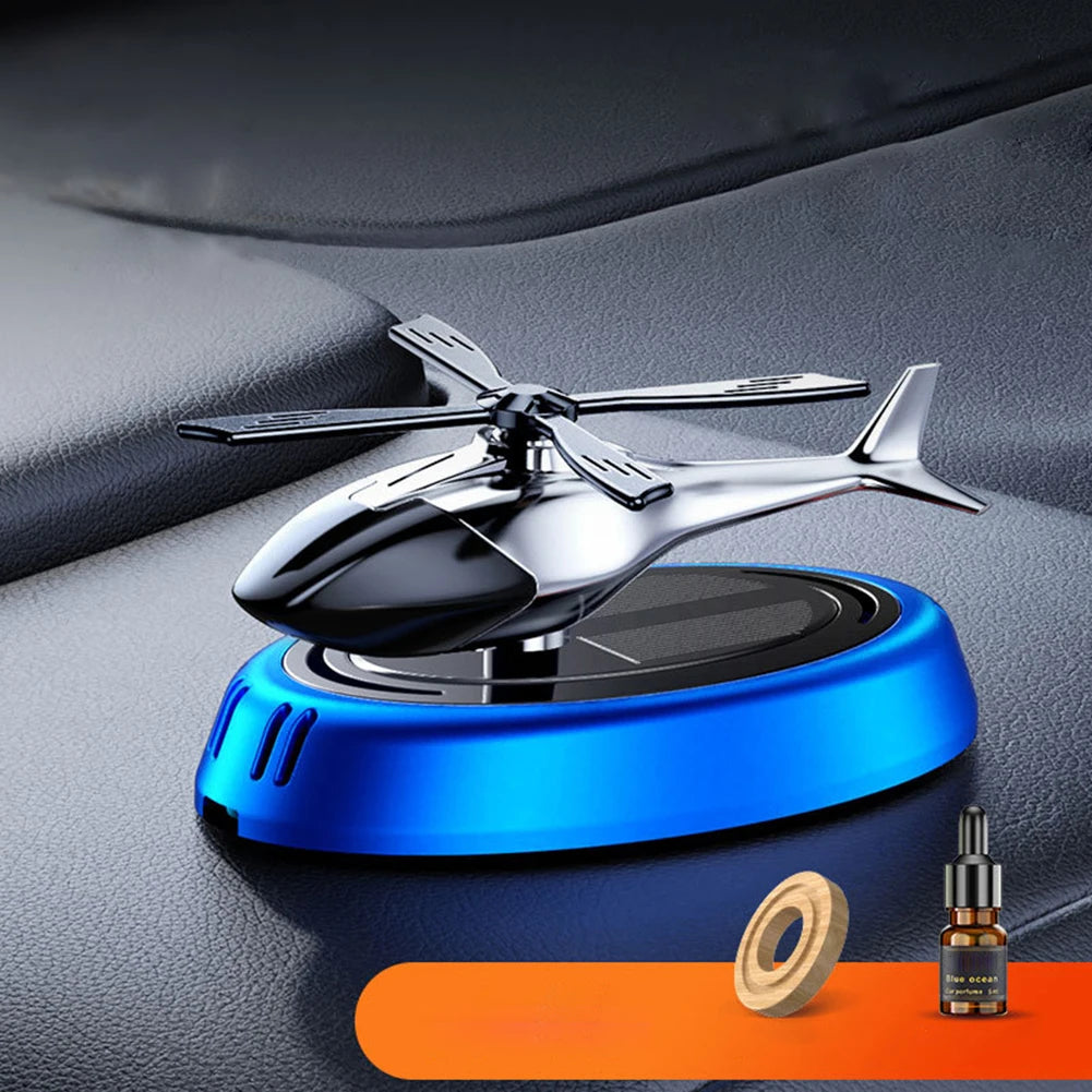Solar Car Air Freshener Helicopter Propeller Fragrance Supplies Interior Accessories Decor Flavoring Original Perfume Diffuser