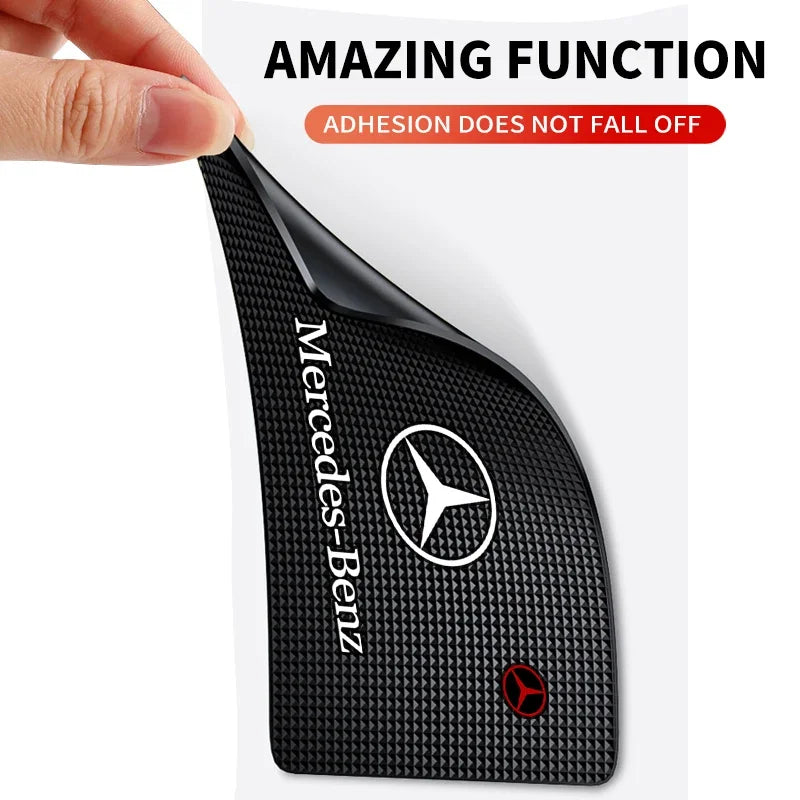 1Pcs PVC Car Dashboard Anti Slip Mat Silicone Pad For Mercedes Benz AMG Smart W205 C300 W203 W206 W108 W124 W126 W140 W168 W169