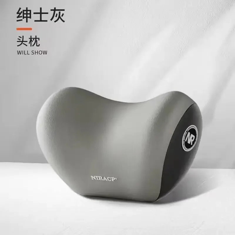 Car Headrest/Lumbar Support Car Neck Pillow Waist Cushion Driver Seat Backrest Car Cushion Driving Lumbar Support Waist Support