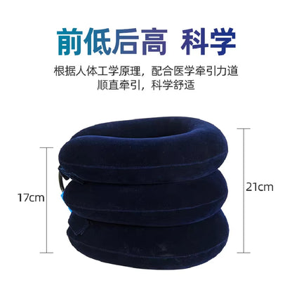 1Pcs Neck Stretcher Inflatable Cervical Neck Traction Brace Breathable Comfortable Protection Prevent Cervical Forward Leaning