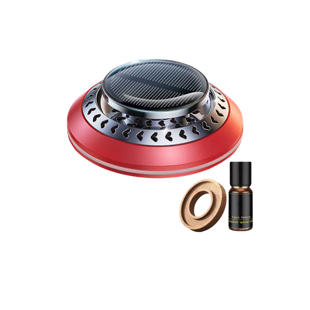 Solar Car Aromatherapy Essential Oil Levitation Automatic Rotation Fragrance Ornament Air Freshener Car Interior Decorations
