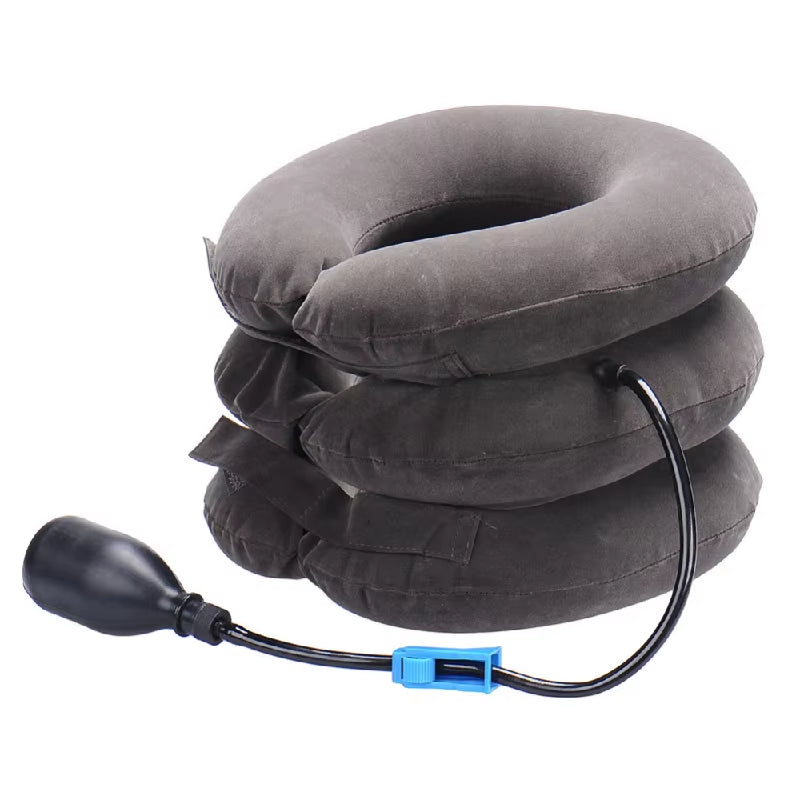 1Pcs Neck Stretcher Inflatable Cervical Neck Traction Brace Breathable Comfortable Protection Prevent Cervical Forward Leaning