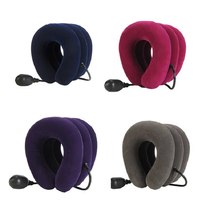 1Pcs Neck Stretcher Inflatable Cervical Neck Traction Brace Breathable Comfortable Protection Prevent Cervical Forward Leaning