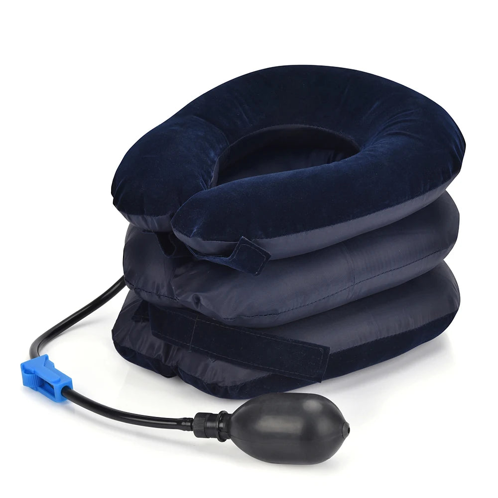 Coussin Gonflable Cervical pour Traction et Soulagement du Cou