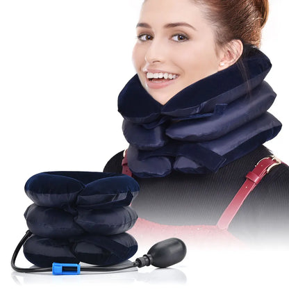 Coussin Gonflable Cervical pour Traction et Soulagement du Cou