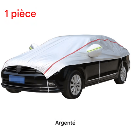 🏷️Bâche de Protection Universelle Voiture – Demi-Couverture Étanche Anti-UV, Anti-Poussière, Anti-Neige pour SUV et Berline